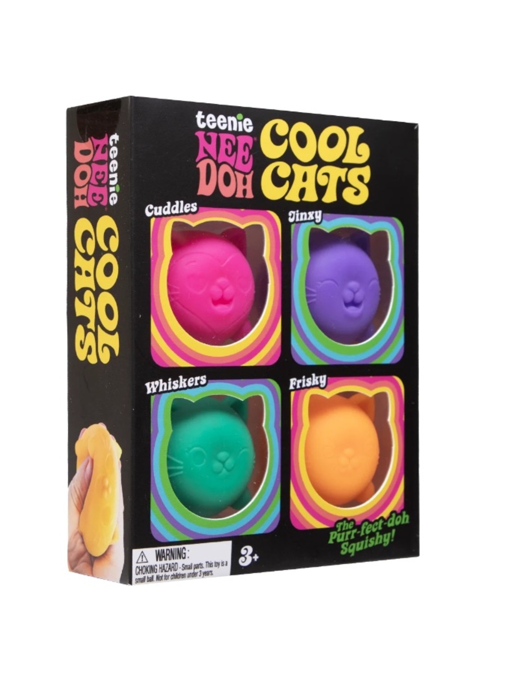 💯 Authentic Teenie NEEDOH Cool Cats Squishy Set of 4